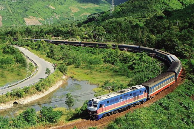 Train – safe means to travel around in Vietnam