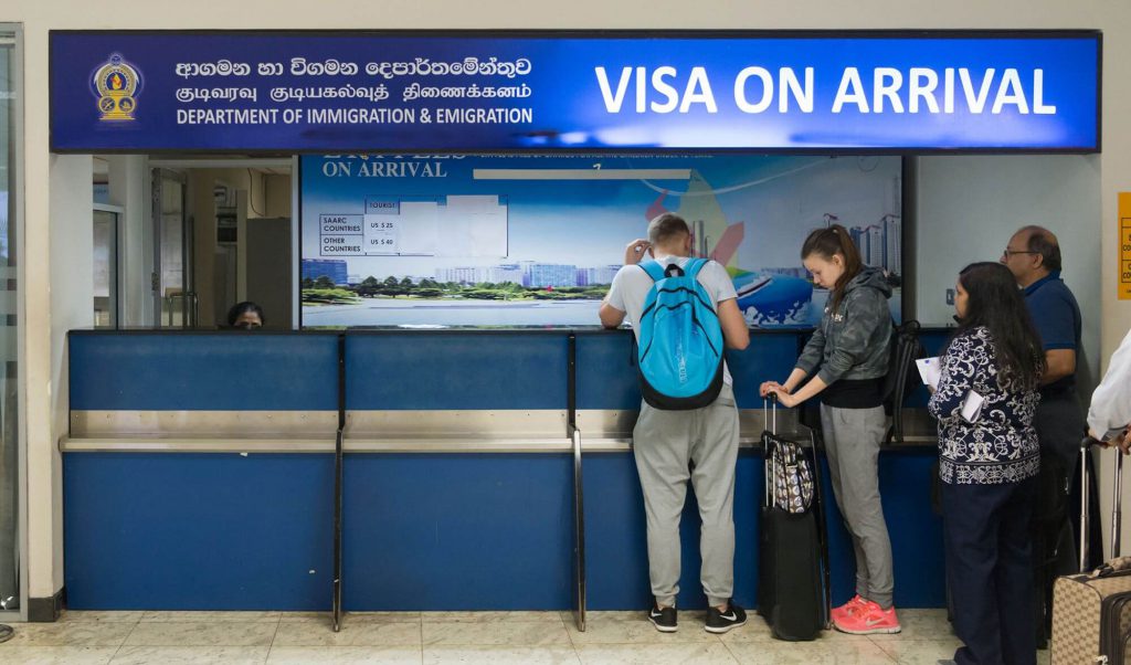 The procedure for applying for a visa on arrival for foreigners