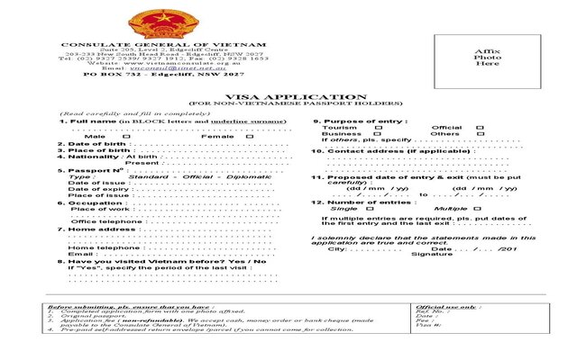 Vietnam E-Visa Rejection Reasons for Polish